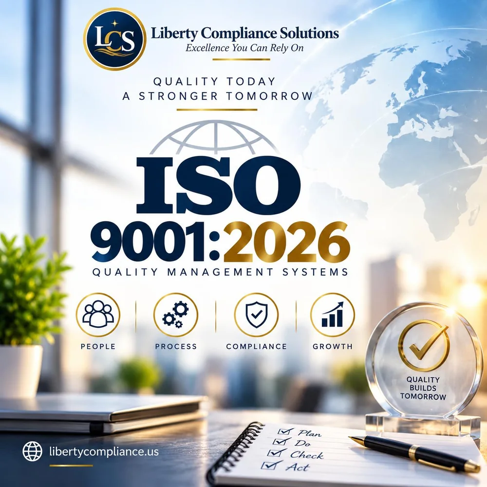 ISO 9001:2026 quality management system consulting from Liberty Compliance Solutions